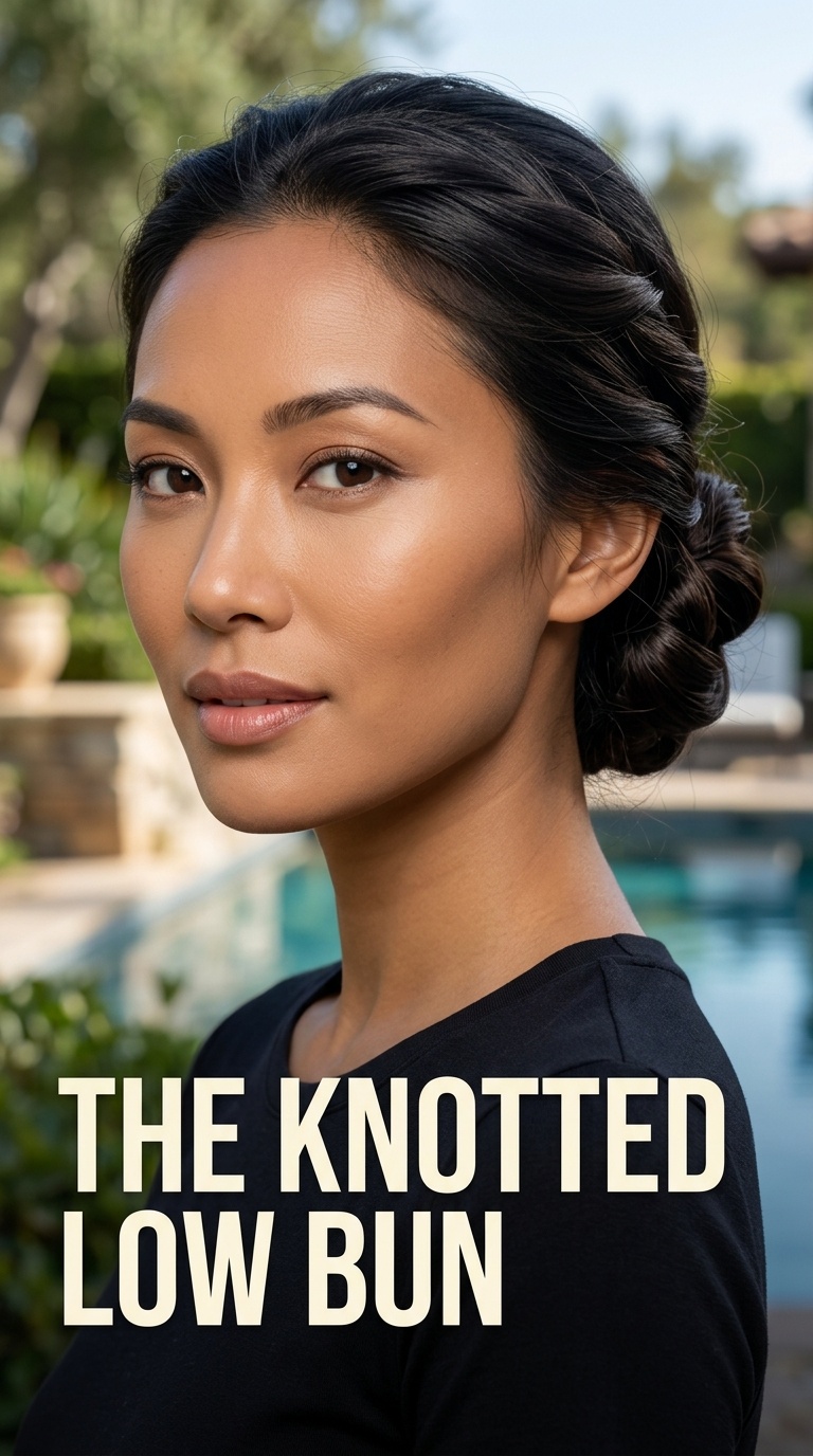 The Knotted Low Bun