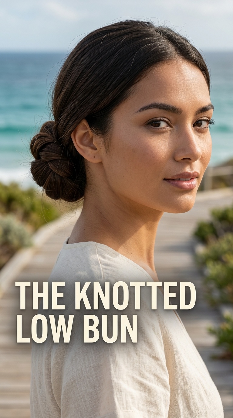 The Knotted Low Bun