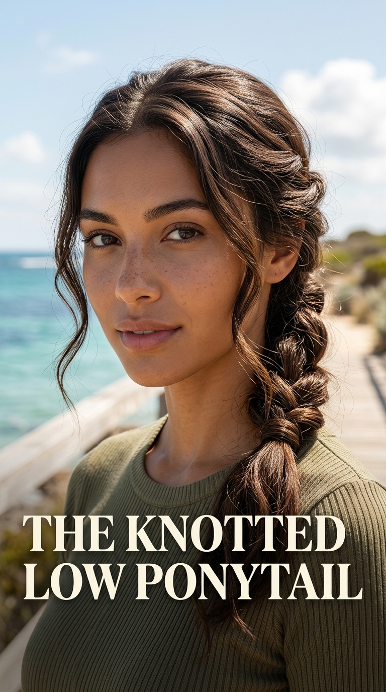 The Knotted Low Ponytail