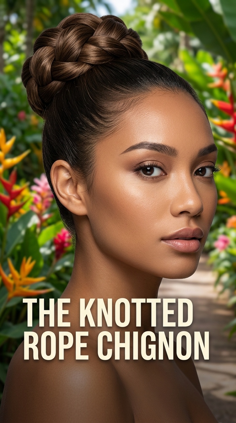 The Knotted Rope Chignon