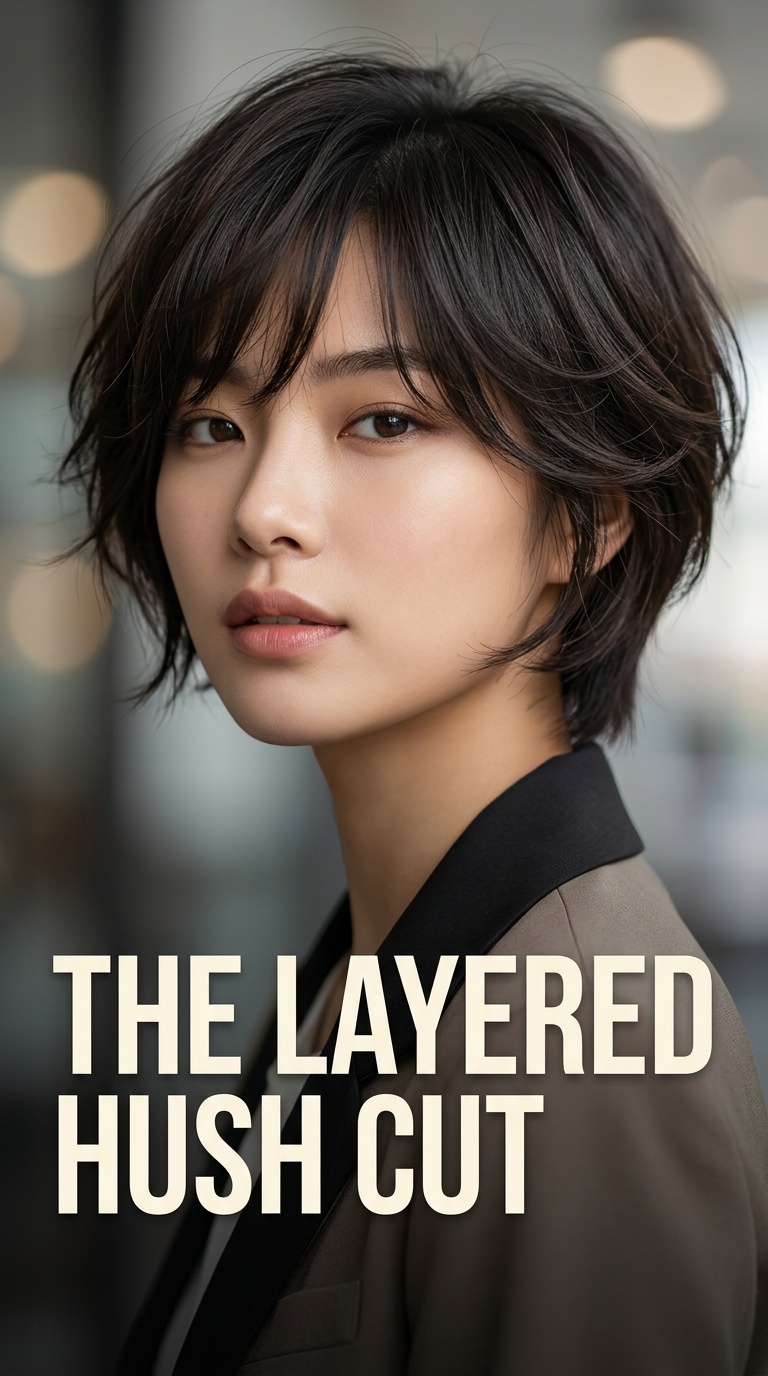 The Layered Hush Cut