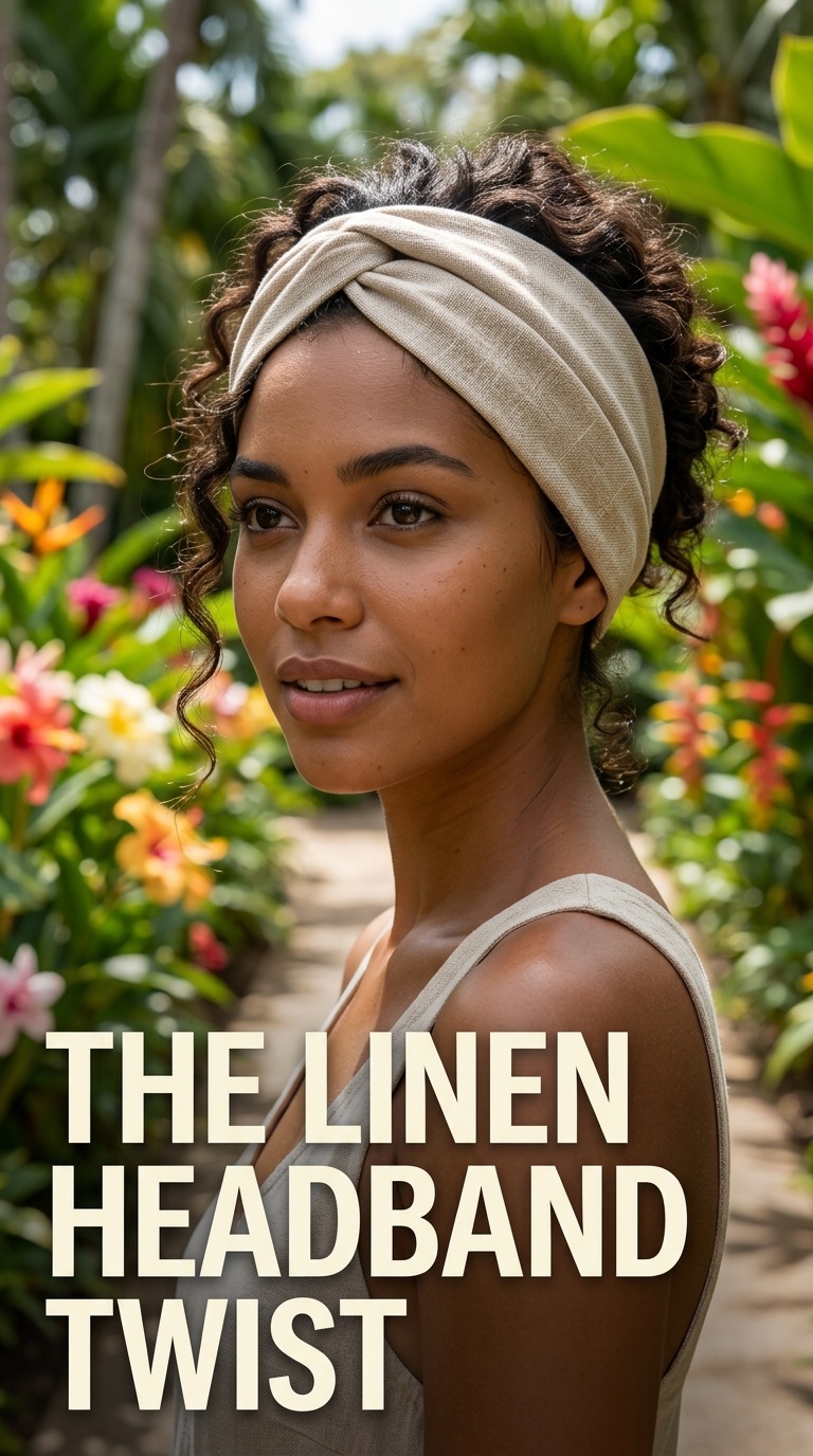 The Linen Headband Twist