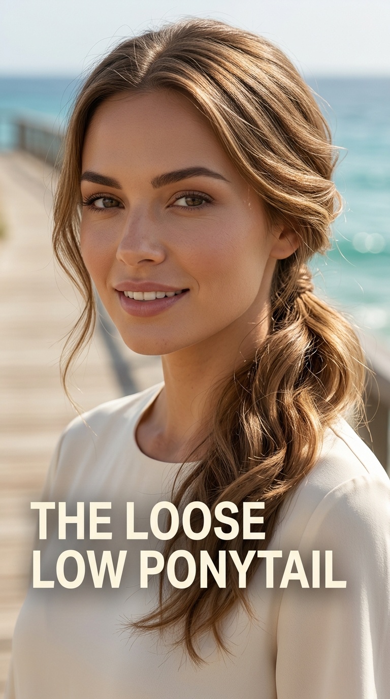 The Loose Low Ponytail