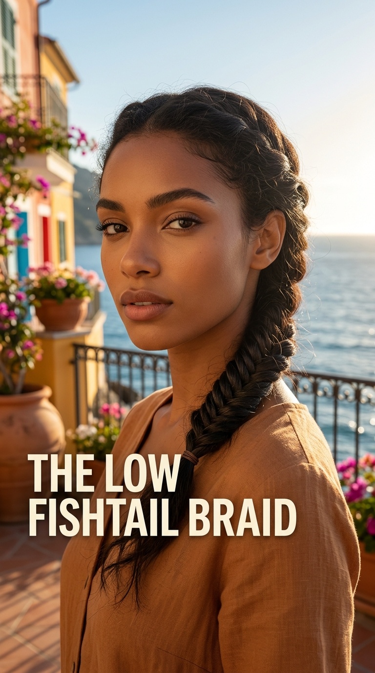The Low Fishtail Braid