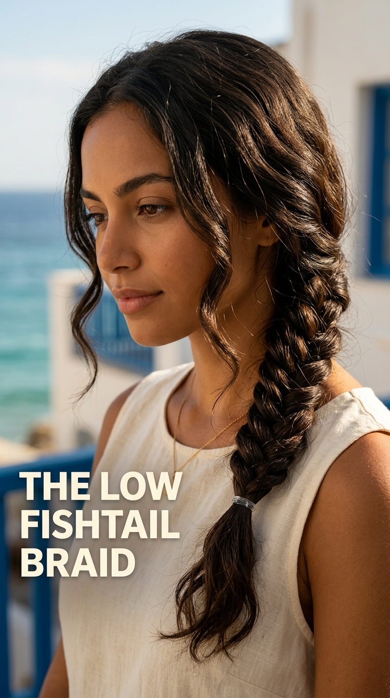 The Low Fishtail Braid