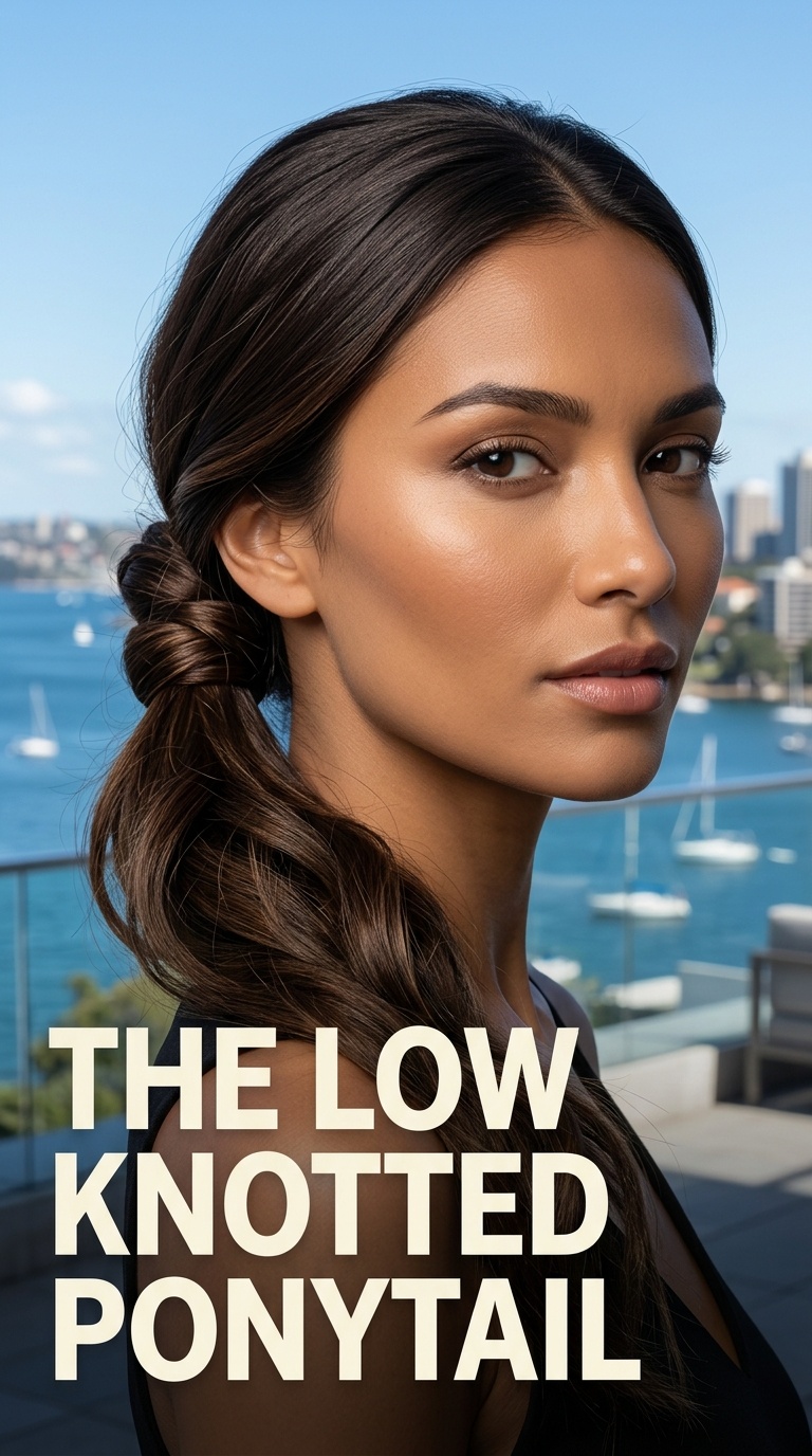 The Low Knotted Ponytail