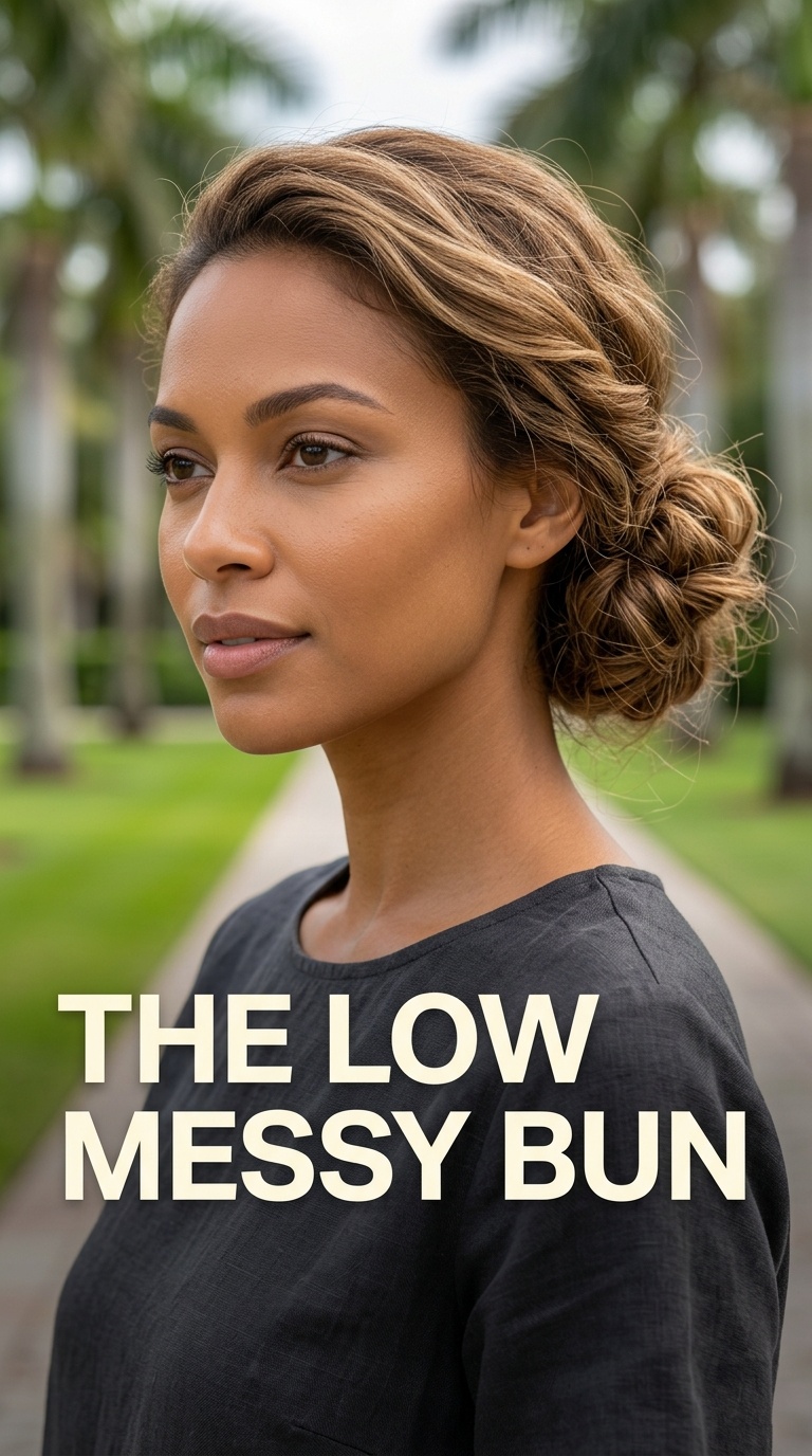 The Low Messy Bun