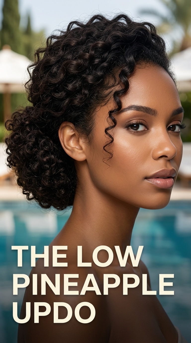 The Low Pineapple Updo