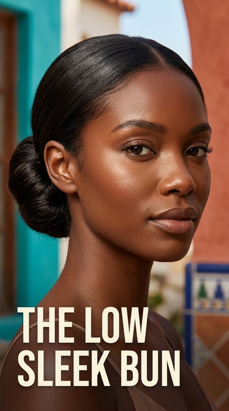 The Low Sleek Bun