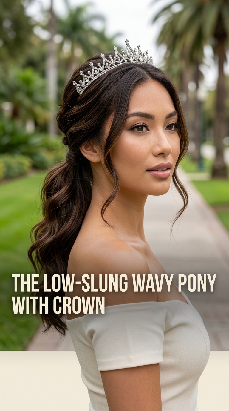 The Low-Slung Wavy Pony with Crown