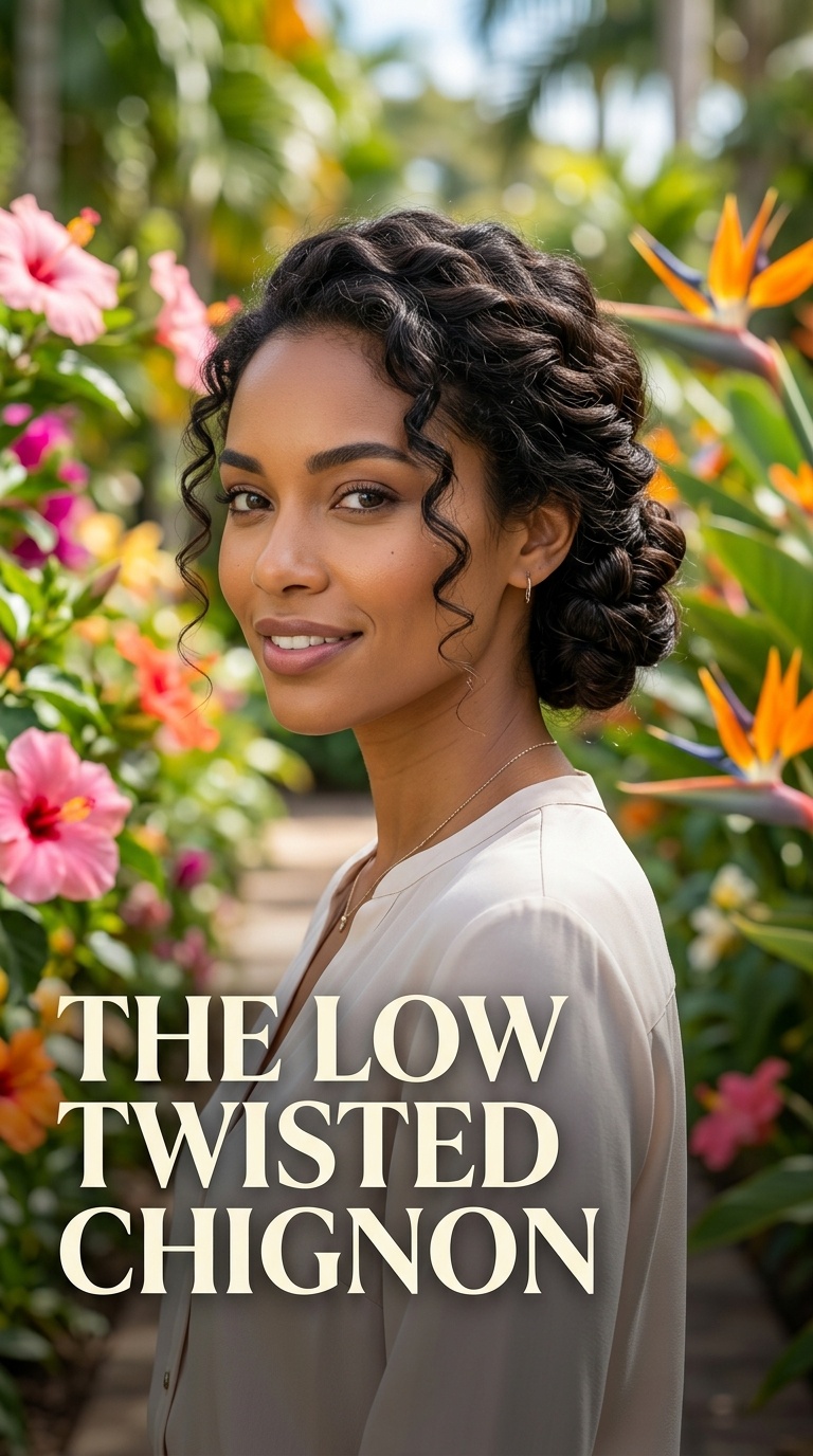 The Low Twisted Chignon