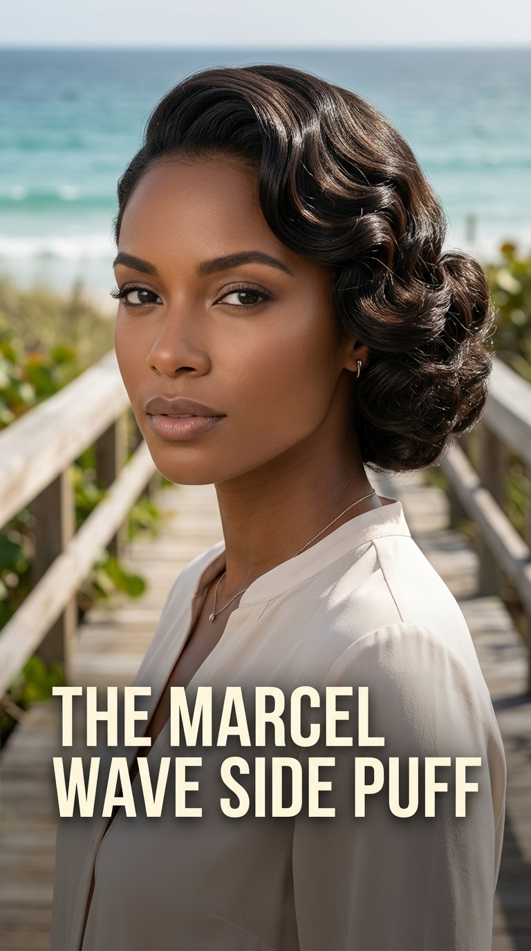 The Marcel Wave Side Puff