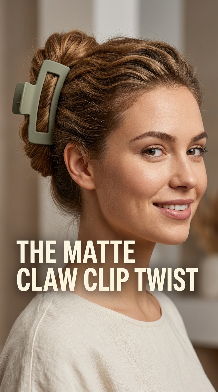 The Matte Claw Clip Twist