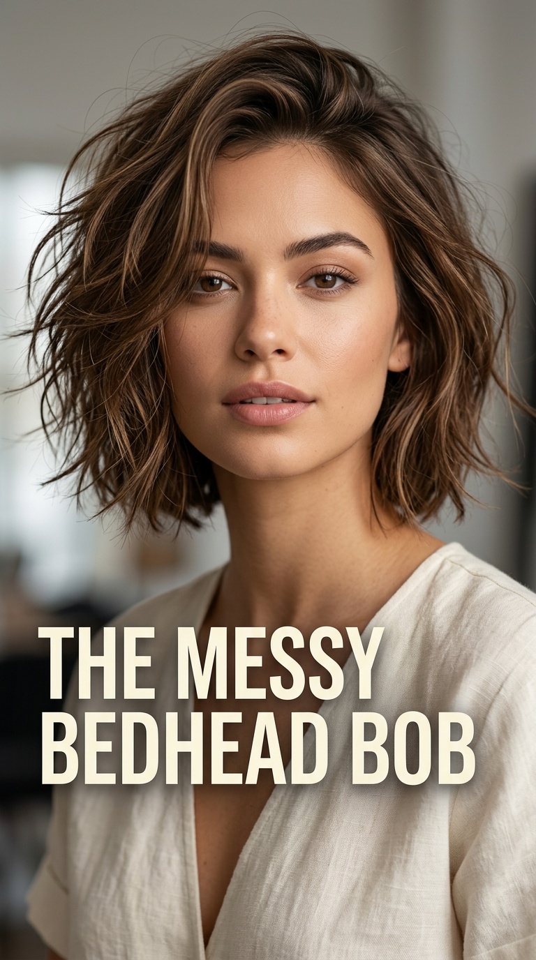 The Messy Bedhead Bob