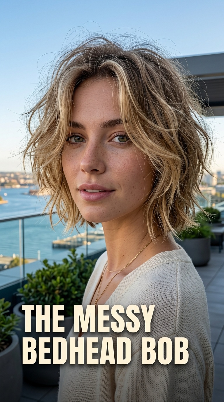 The Messy Bedhead Bob