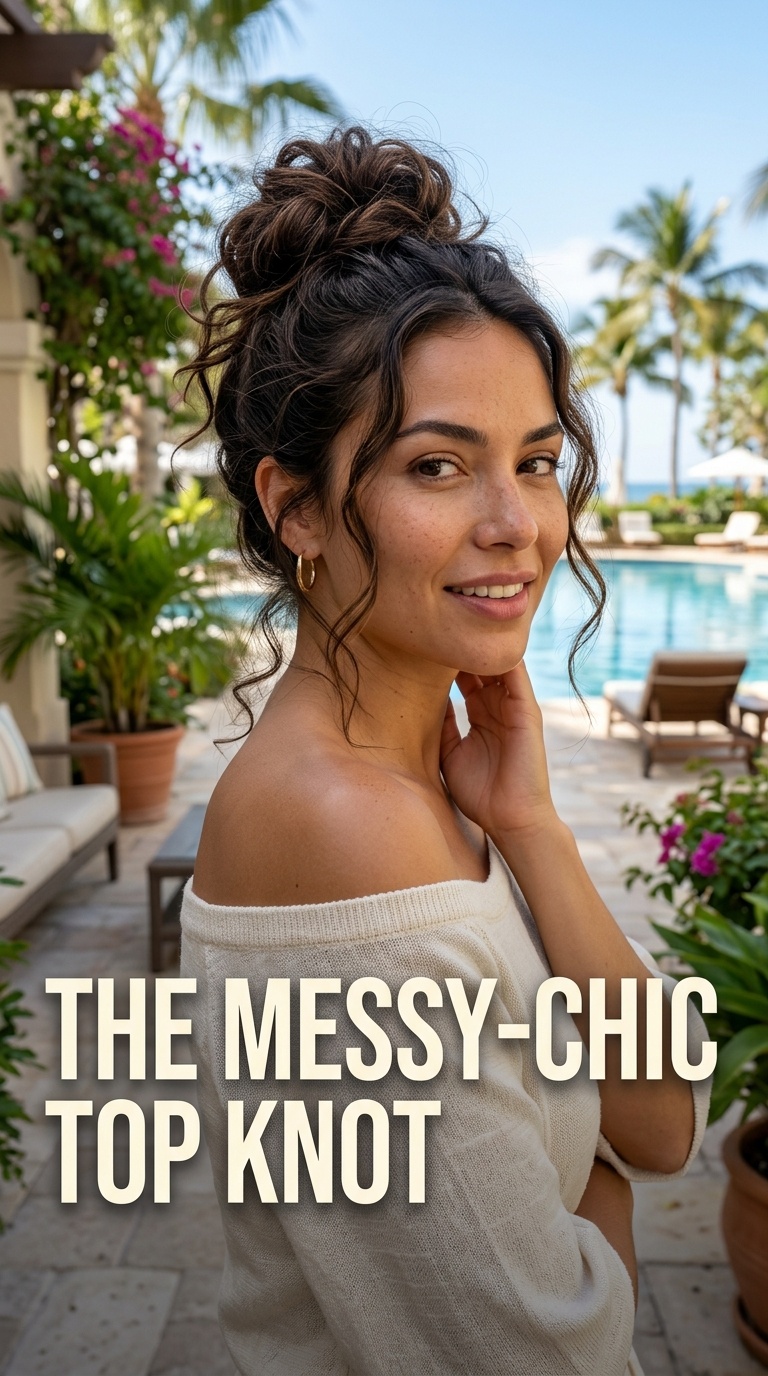 The Messy-Chic Top Knot