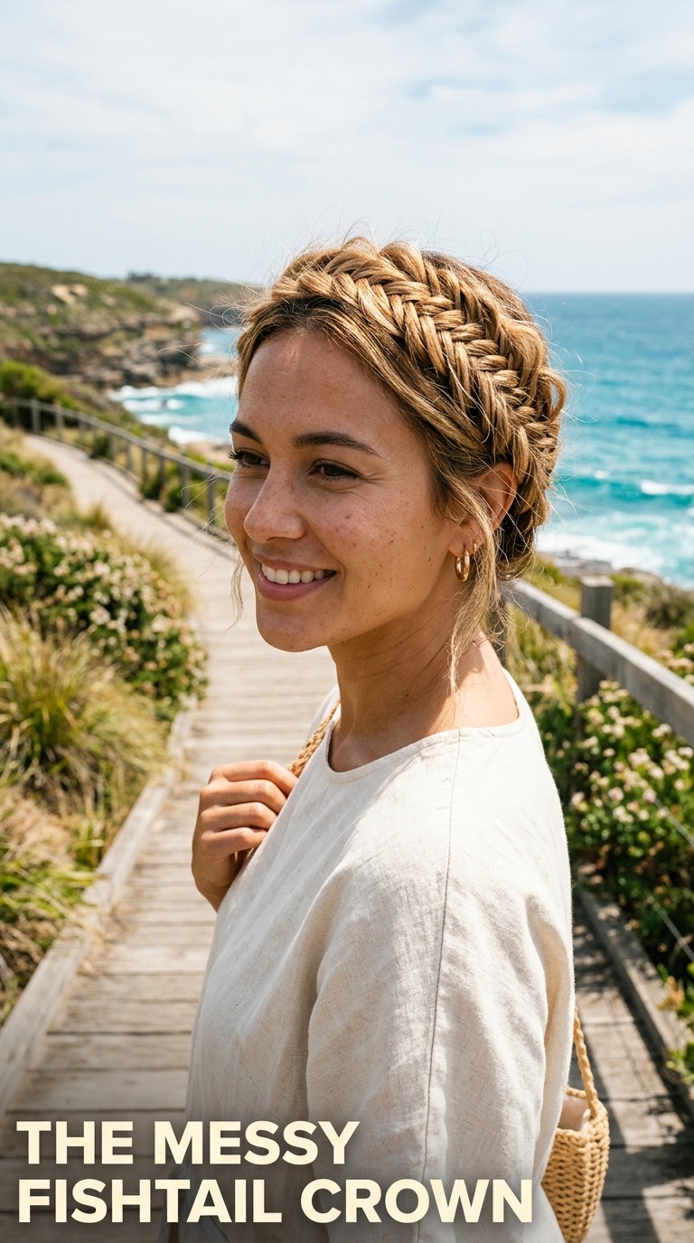 The Messy Fishtail Crown