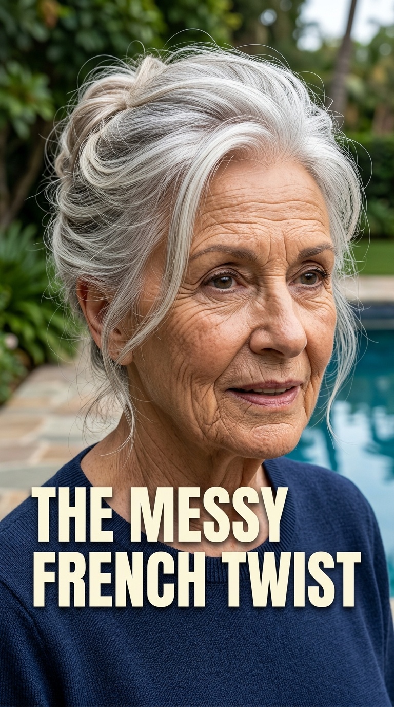 The Messy French Twist