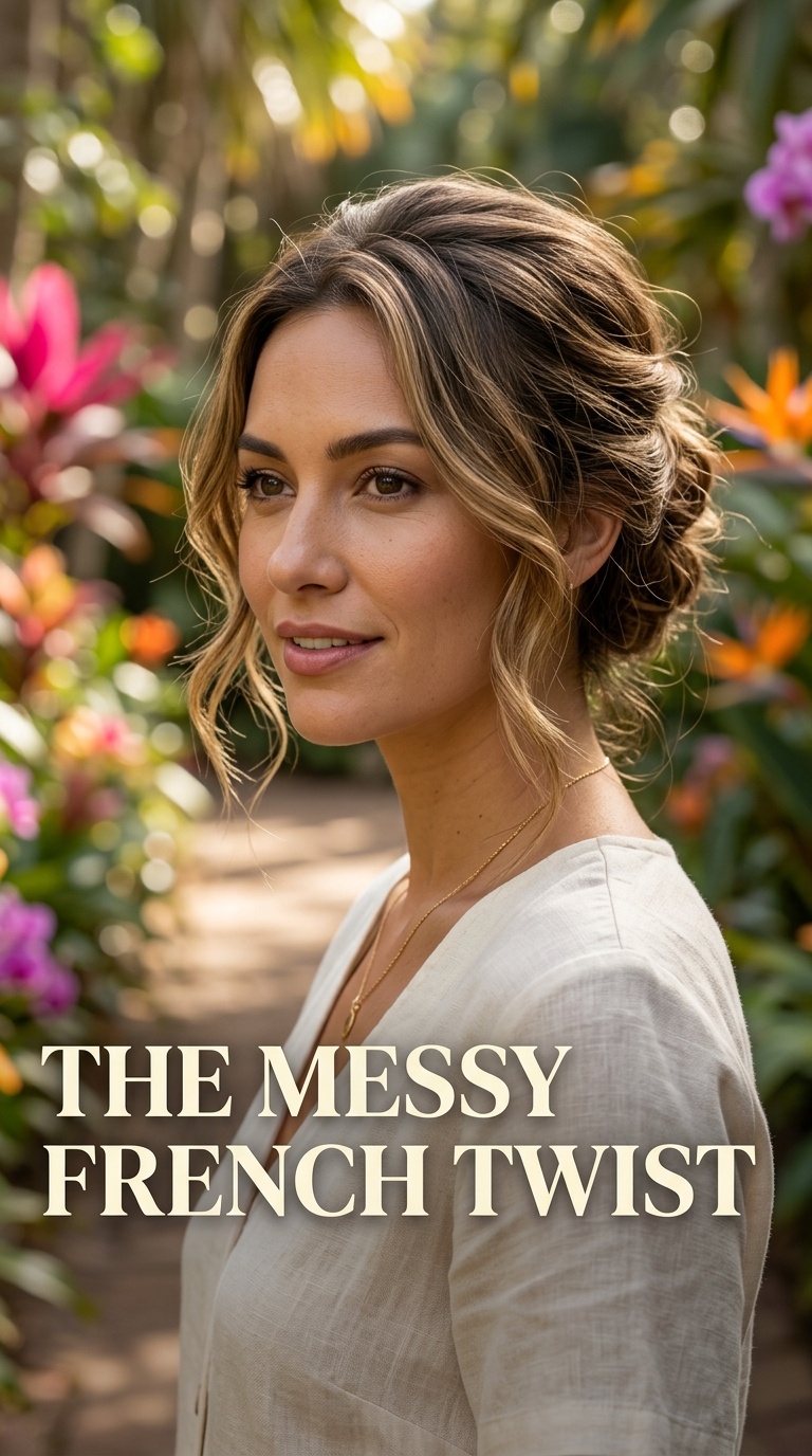 The Messy French Twist