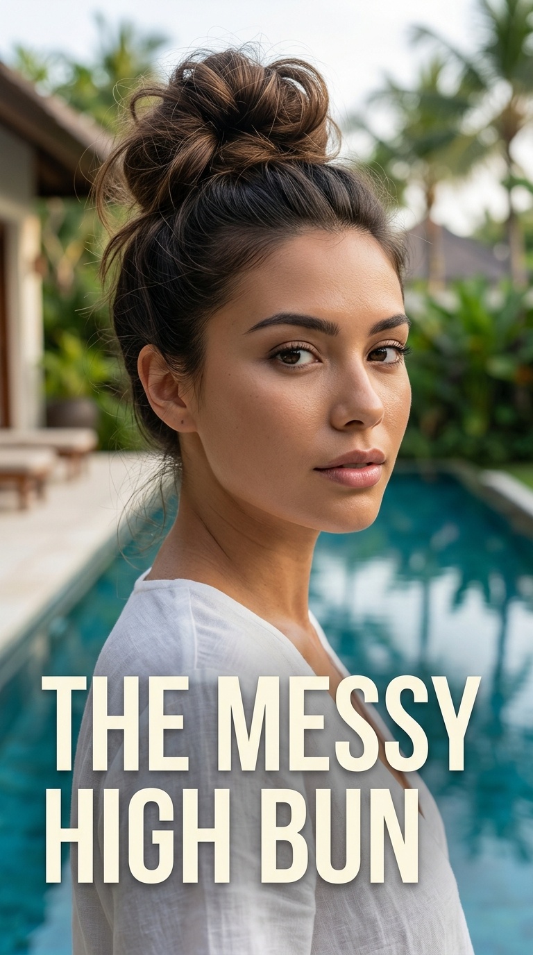 The Messy High Bun