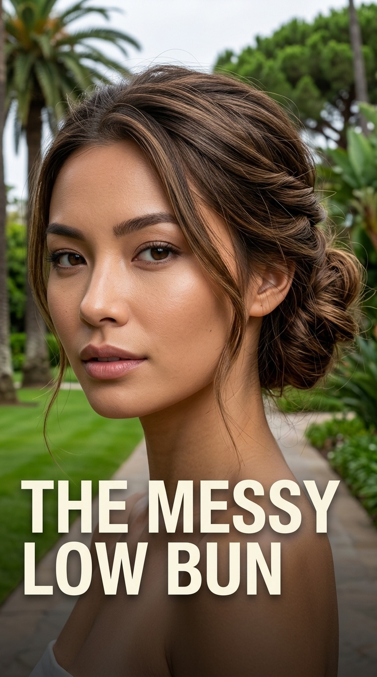 The Messy Low Bun