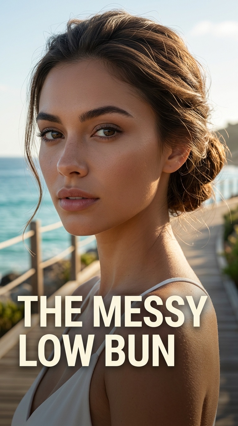 The Messy Low Bun