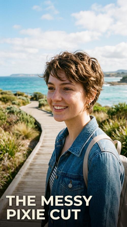 The Messy Pixie Cut