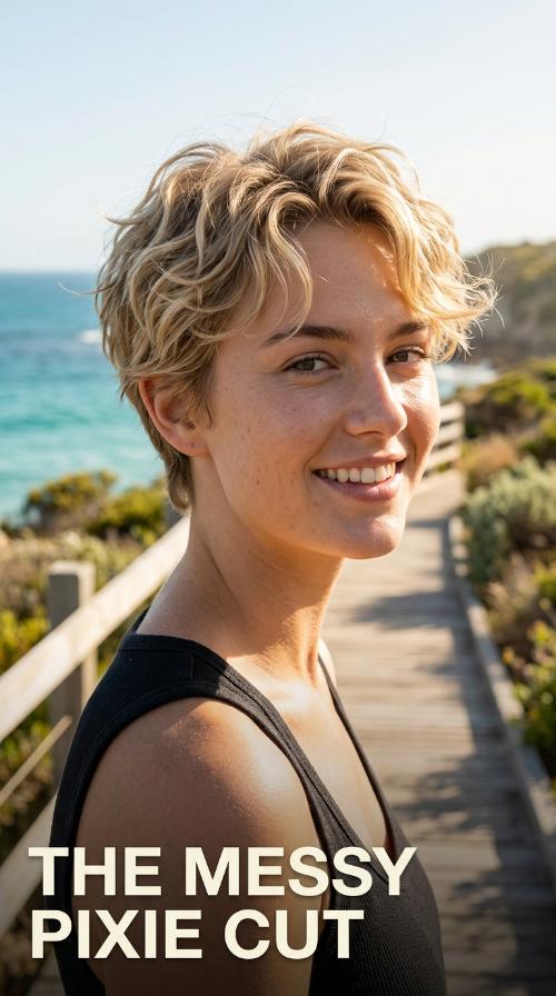 The Messy Pixie Cut