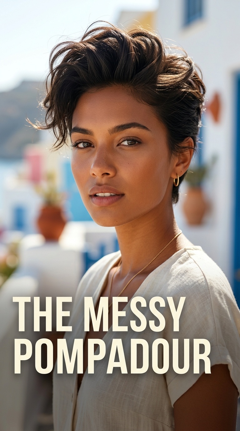 The Messy Pompadour