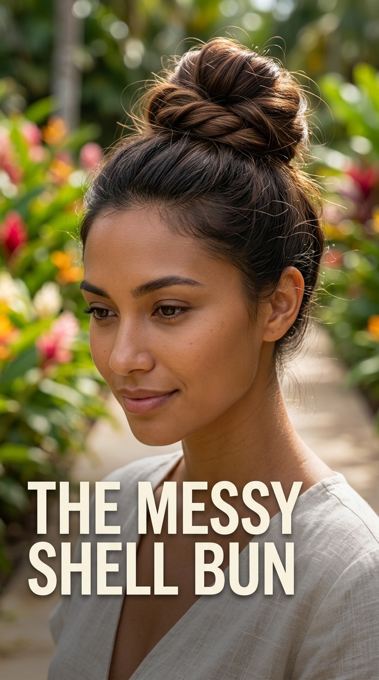 The Messy Shell Bun