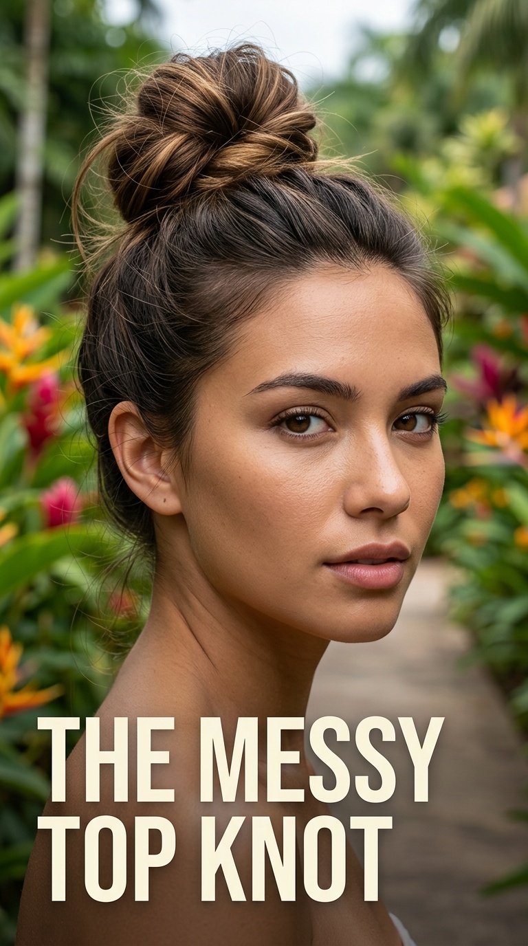 The Messy Top Knot
