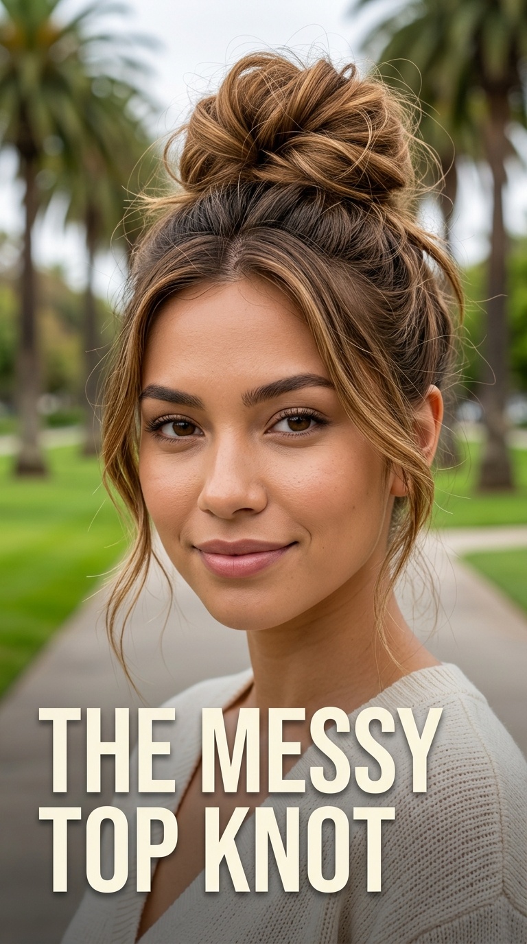 The Messy Top Knot