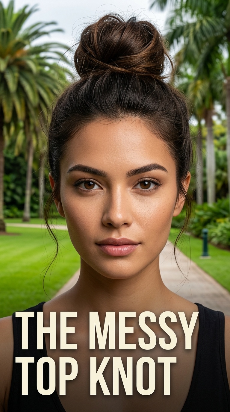 The Messy Top Knot
