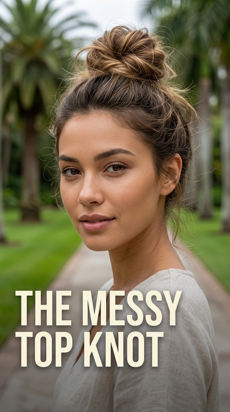 The Messy Top Knot