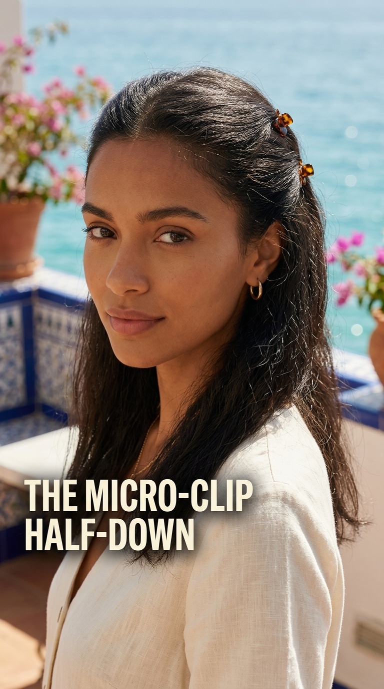 The Micro-Clip Half-Down