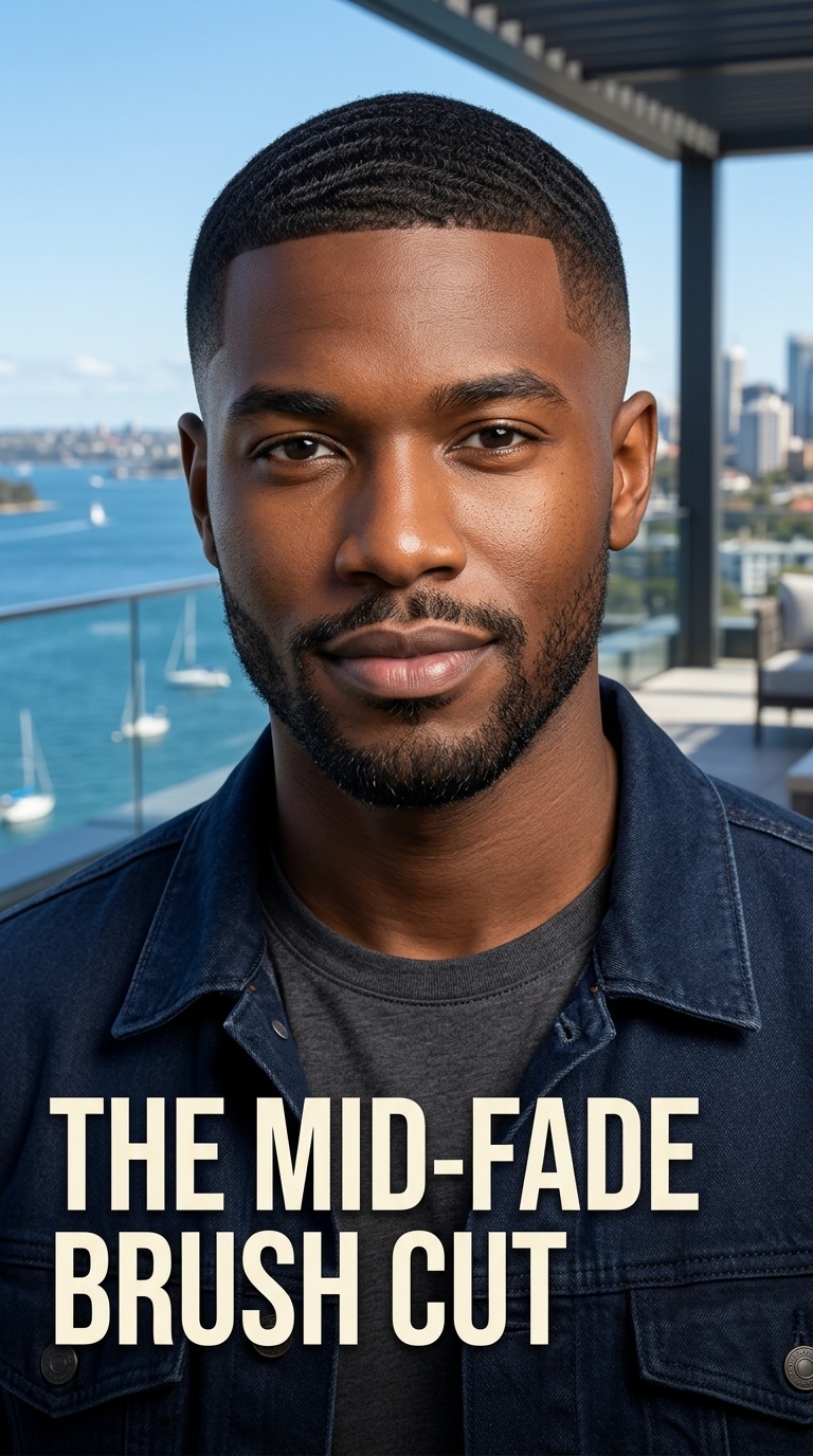 The Mid-Fade Brush Cut