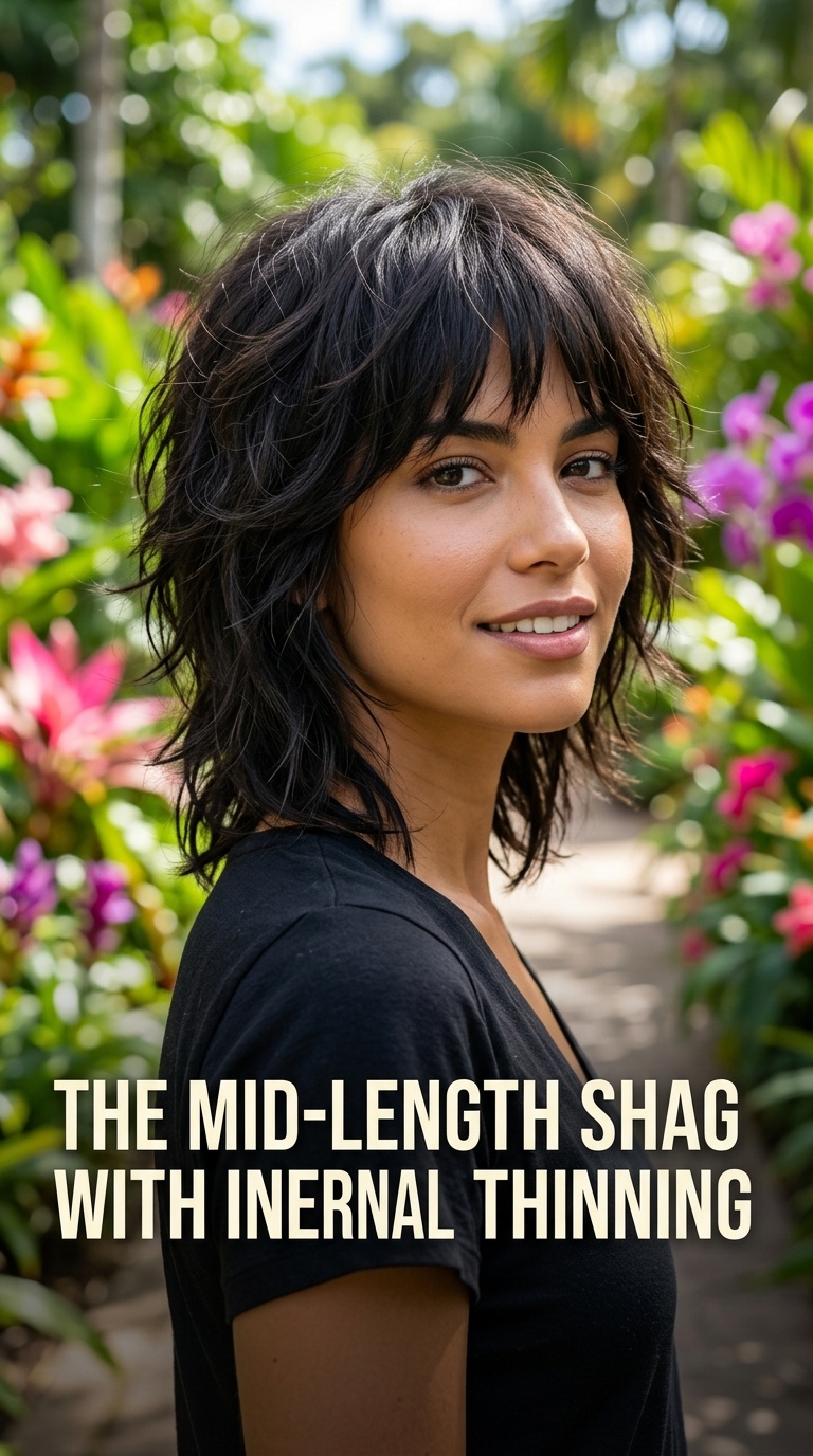 The Mid-Length Shag with Internal Thinning