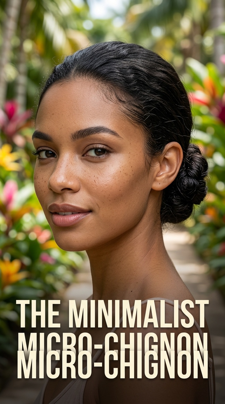 The Minimalist Micro-Chignon