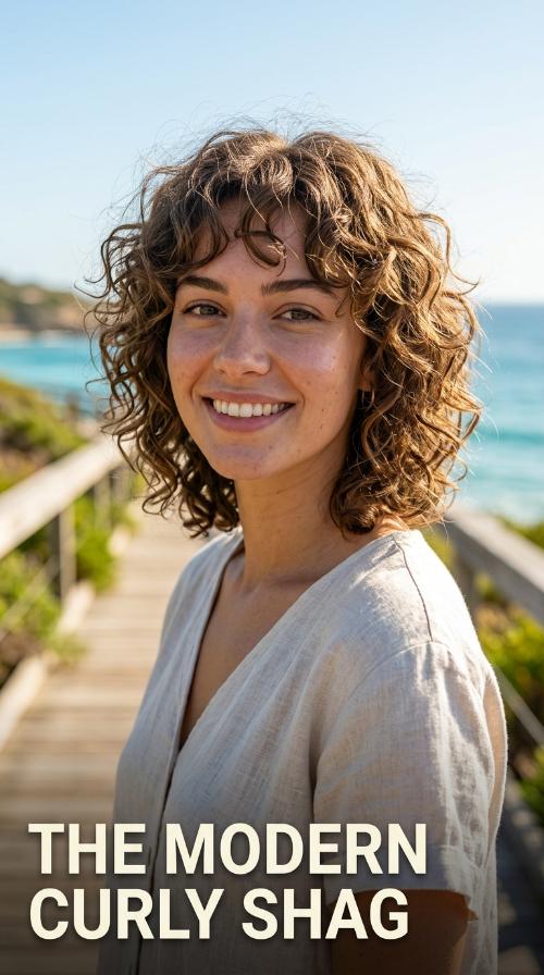 The Modern Curly Shag