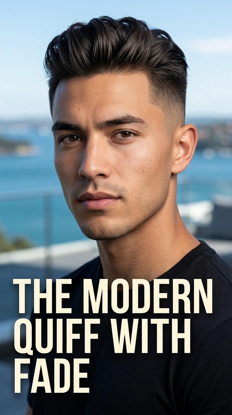 The Modern Quiff with Fade