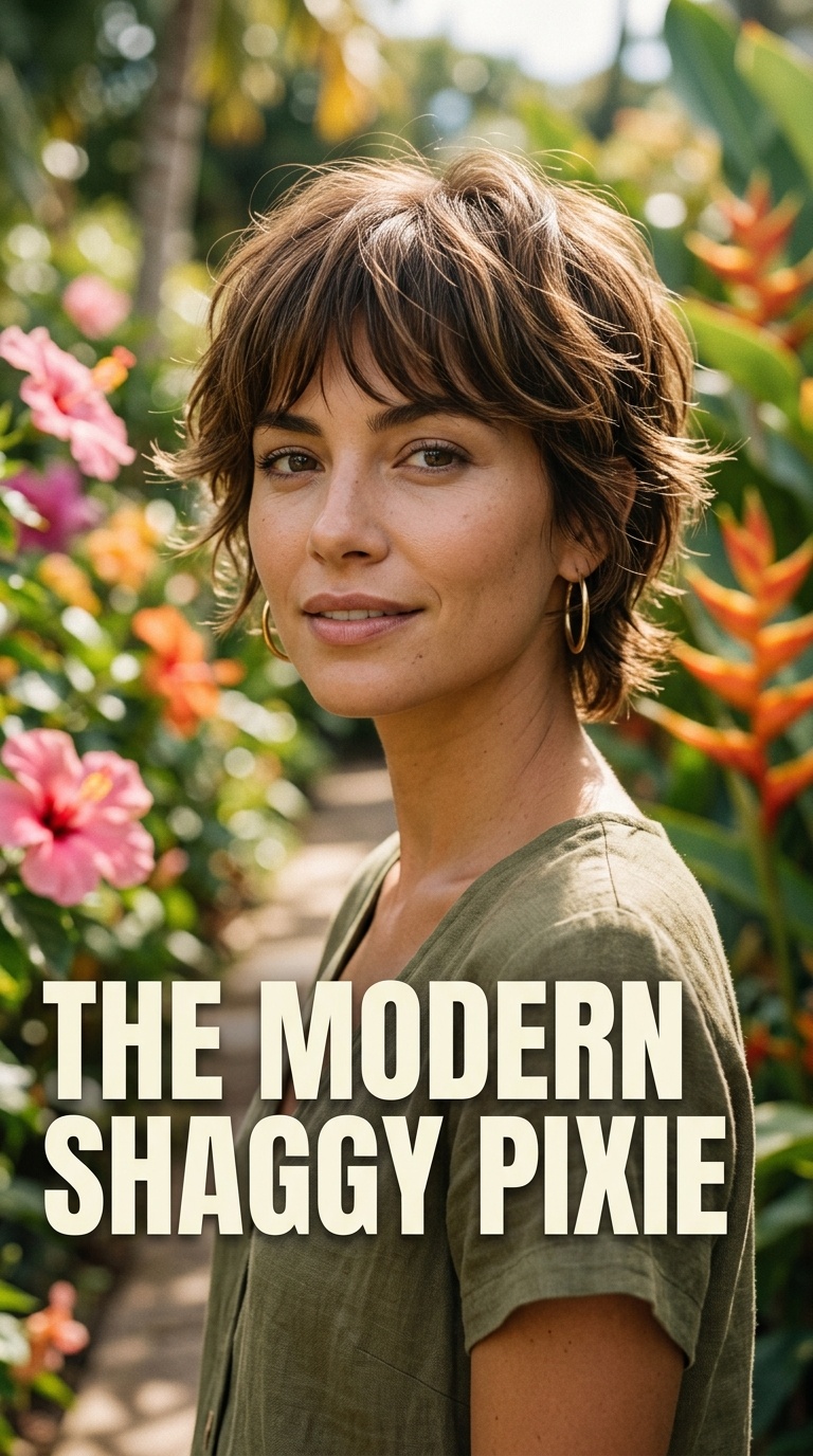 The Modern Shaggy Pixie