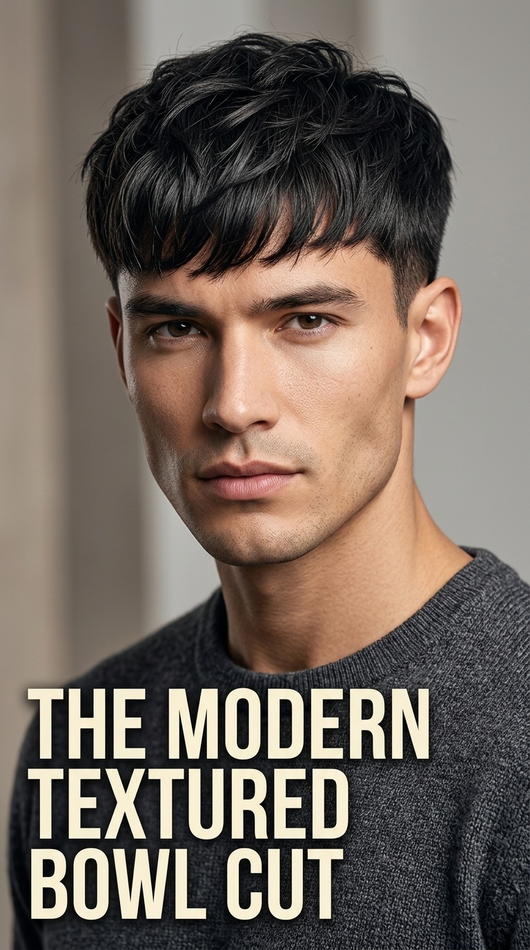 The Modern Textured Bowl Cut