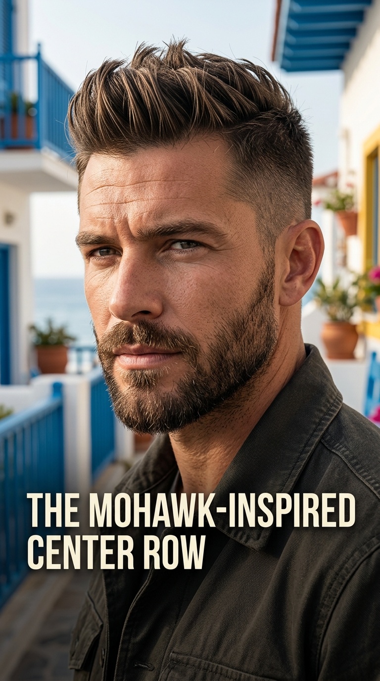 The Mohawk-Inspired Center Row