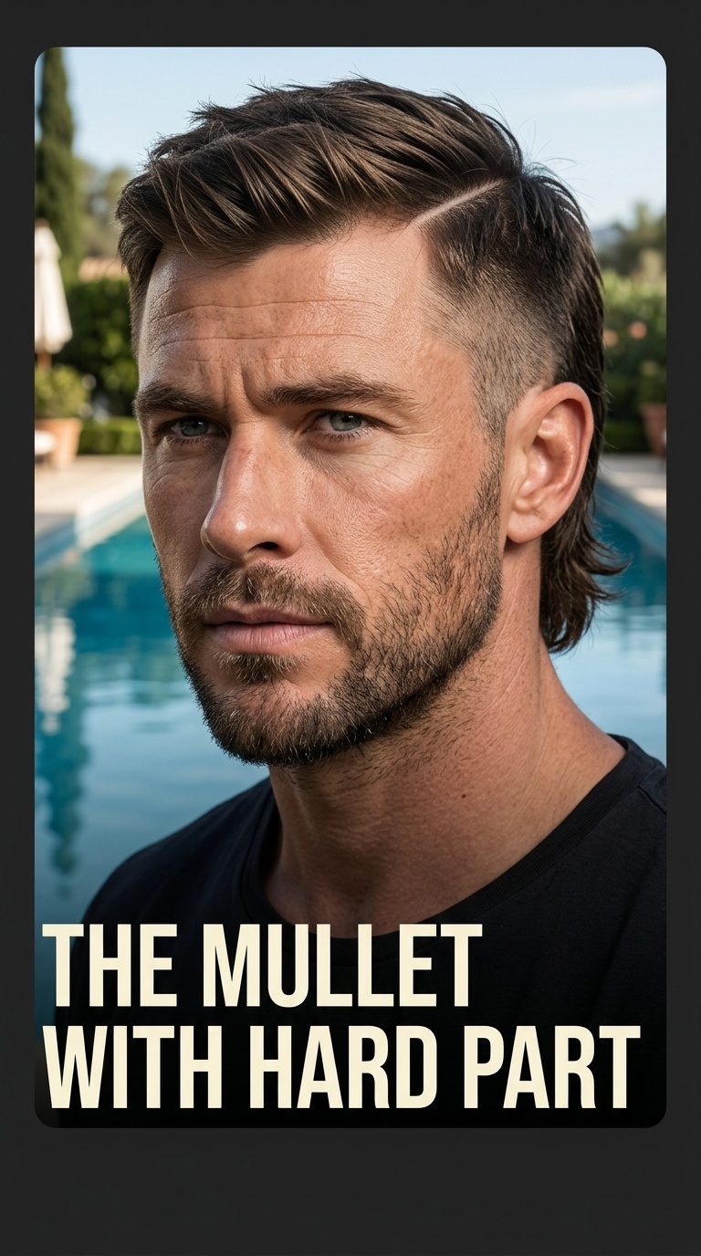 The Mullet with Hard Part