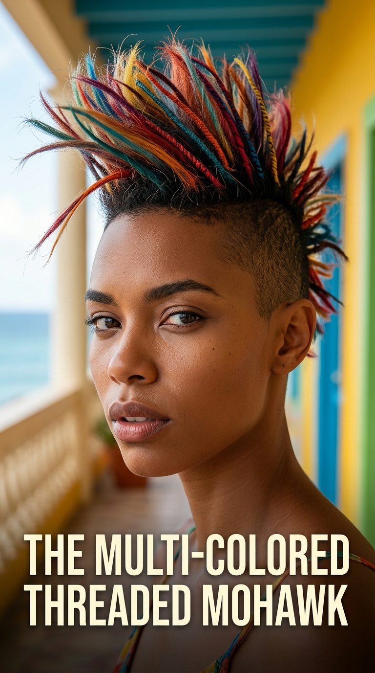 The Multi-Colored Threaded Mohawk