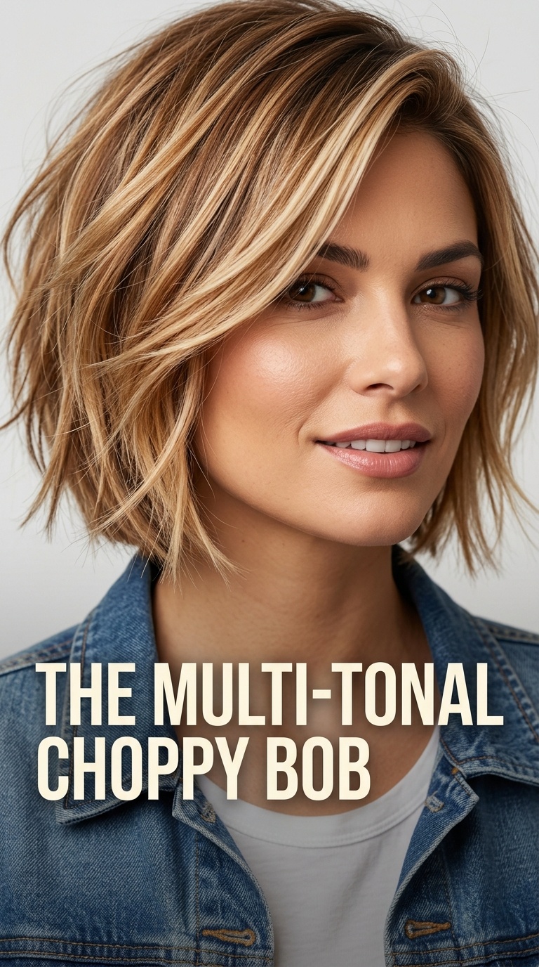 The Multi-Tonal Choppy Bob