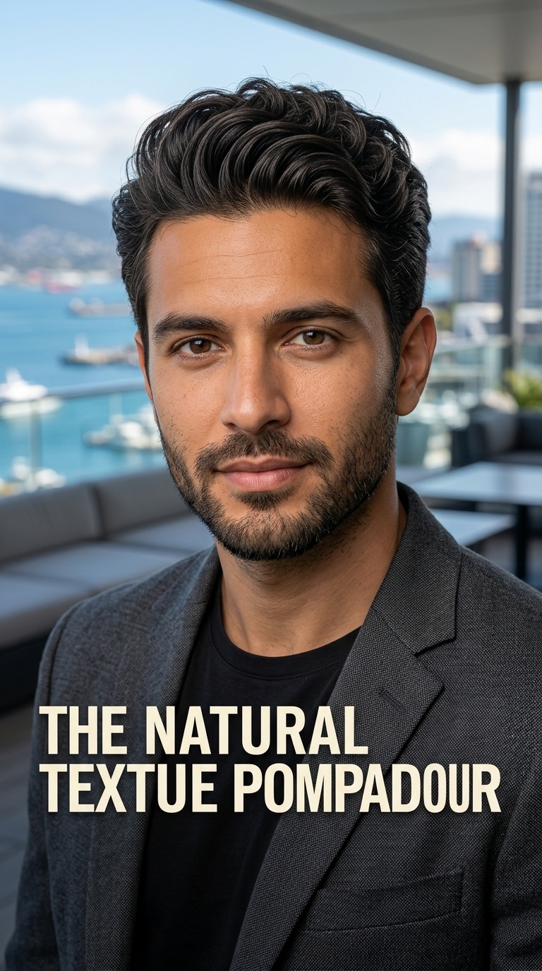 The Natural Texture Pompadour