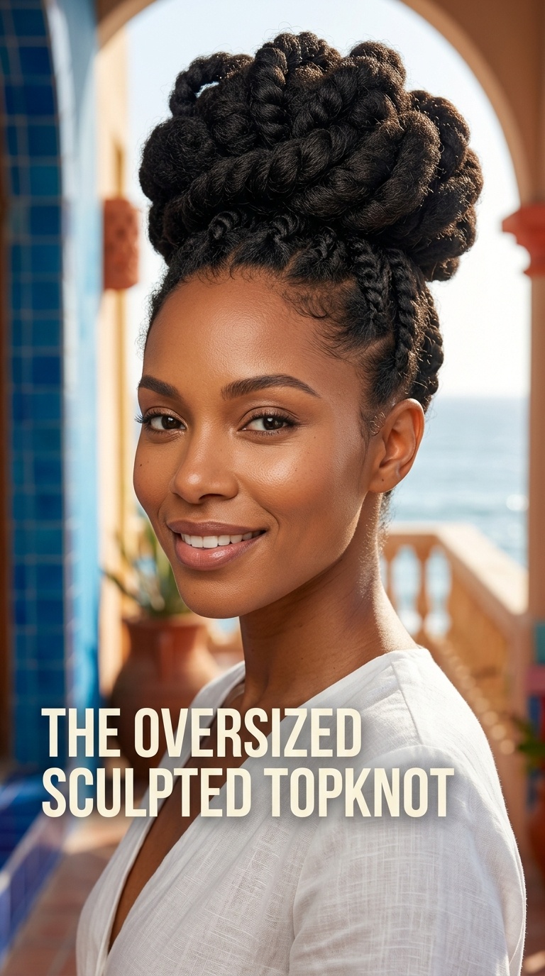 The Oversized Sculpted Topknot
