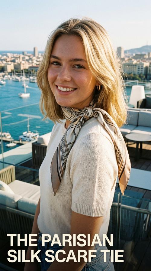 The Parisian Silk Scarf Tie