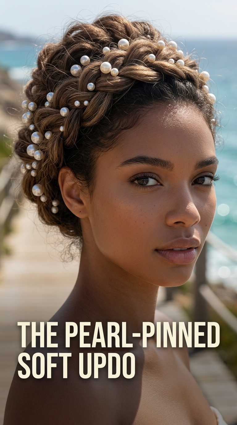 The Pearl-Pinned Soft Updo